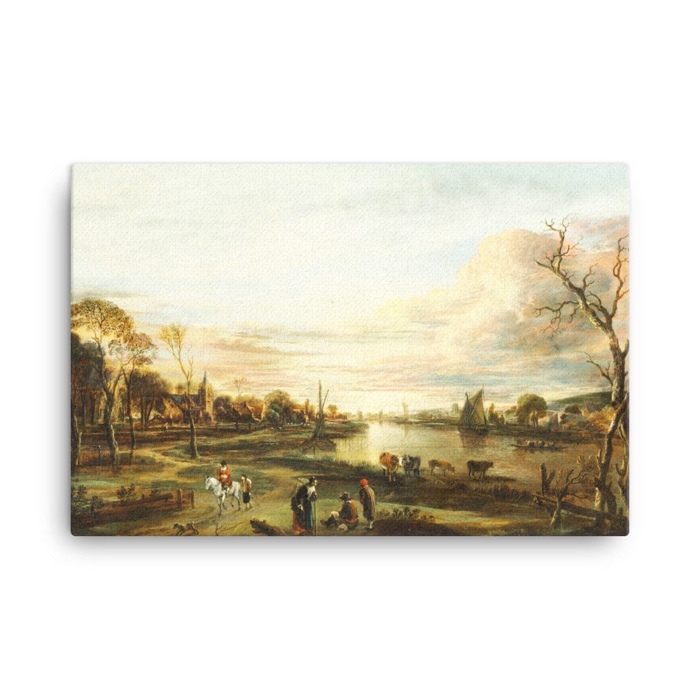 Landscape at Sunset Canvas Galant Art