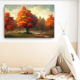 Maple Trees Forest Canvas Galant Art