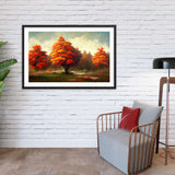 Maple Trees Forest framed Galant Art