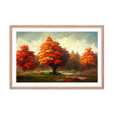 Maple Trees Forest framed Galant Art