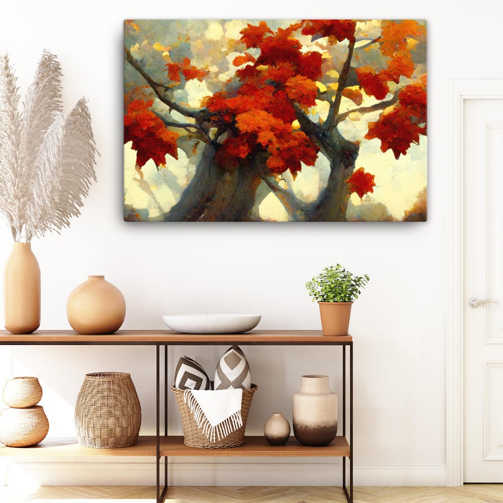 Maple Trees Trunk Canvas Galant Art