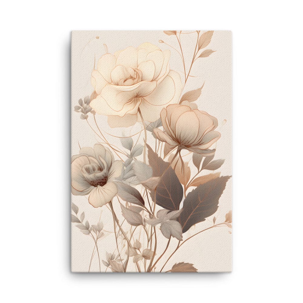 Minimalistic Neutral Tones Canvas Galant Art