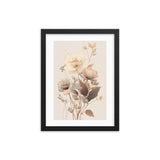 Minimalistic Neutral Tones Framed Galant Art