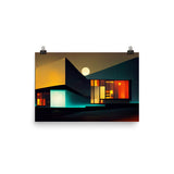 Modern House In Spain Print Galant Art