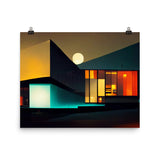 Modern House In Spain Print Galant Art