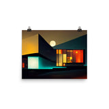 Modern House In Spain Print Galant Art