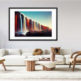 Multi Color Australia Waterfalls Galant Art