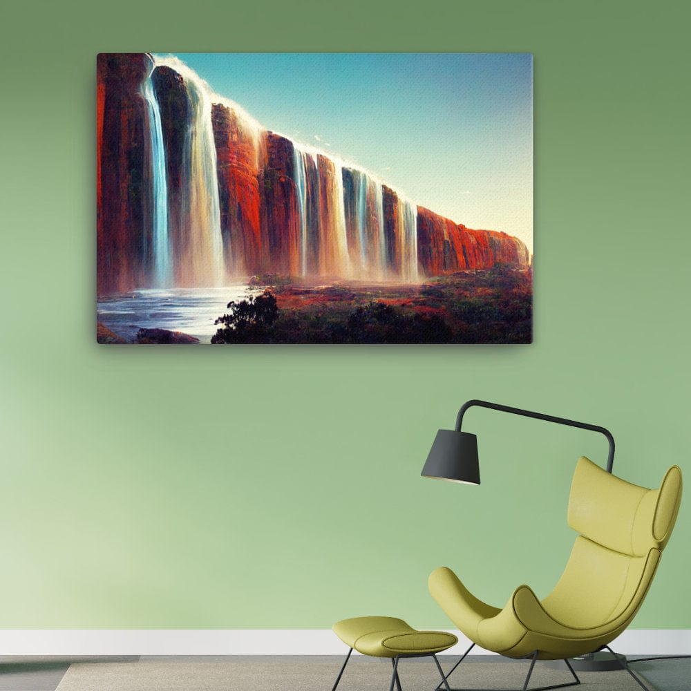 Multi Color Australia Waterfalls Galant Art