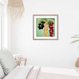 Multi Colored Cherries Framed Galant Art