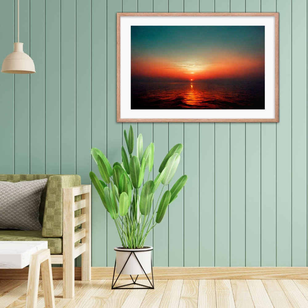 New Sunrise At Sea Framed Galant Art