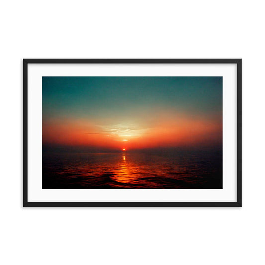 New Sunrise At Sea Framed Galant Art