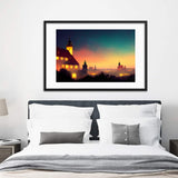 Night in Germany Framed Galant Art