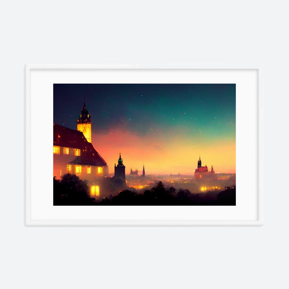 Night in Germany Framed Galant Art