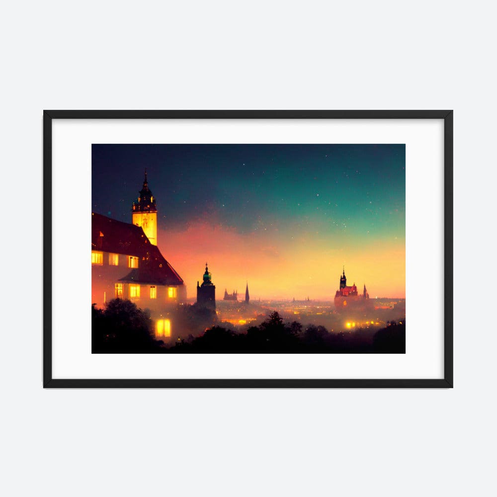 Night in Germany Framed Galant Art