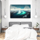 North Pole Ice Canvas Galant Art