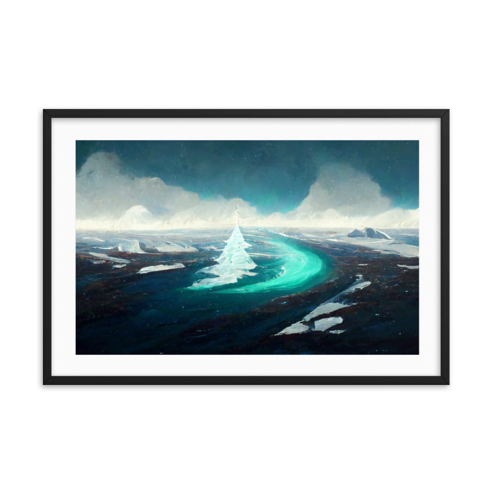 North Pole Ice Framed Galant Art