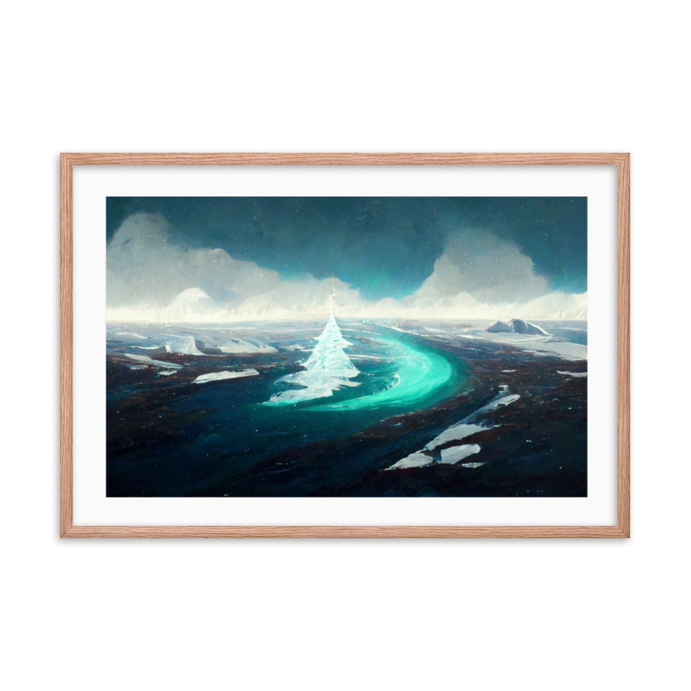 North Pole Ice Framed Galant Art