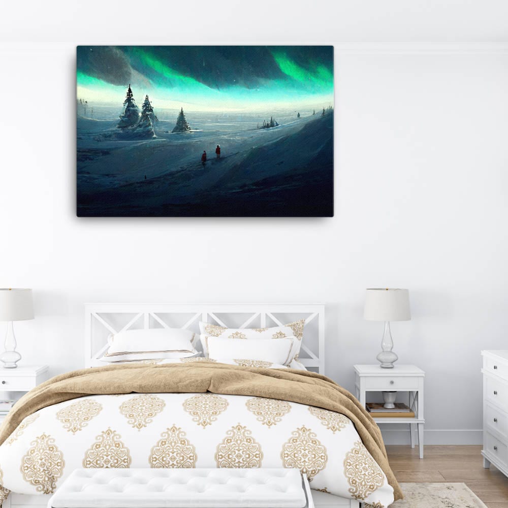 North Pole Snow Canvas Galant Art