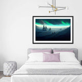 North Pole Snow Framed Galant Art