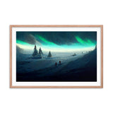 North Pole Snow Framed Galant Art