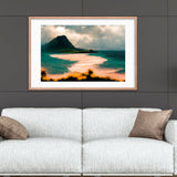 Oahu Island Delta Framed Galant Art