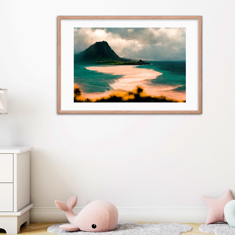 Oahu Island Delta Framed Galant Art