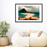 Oahu Island Delta Framed Galant Art