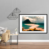 Oahu Island Delta Framed Galant Art