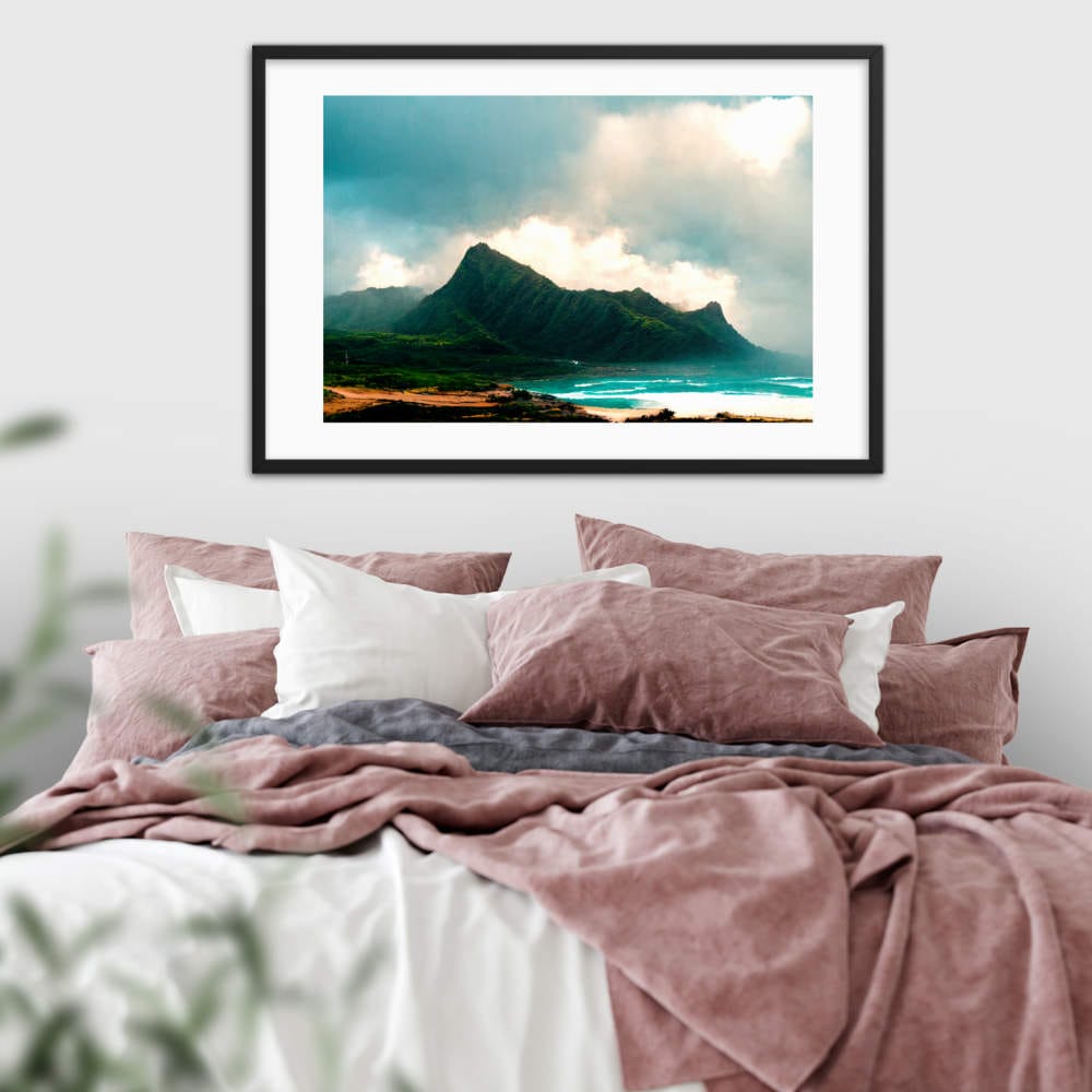 Oahu Island Ocean Framed Galant Art