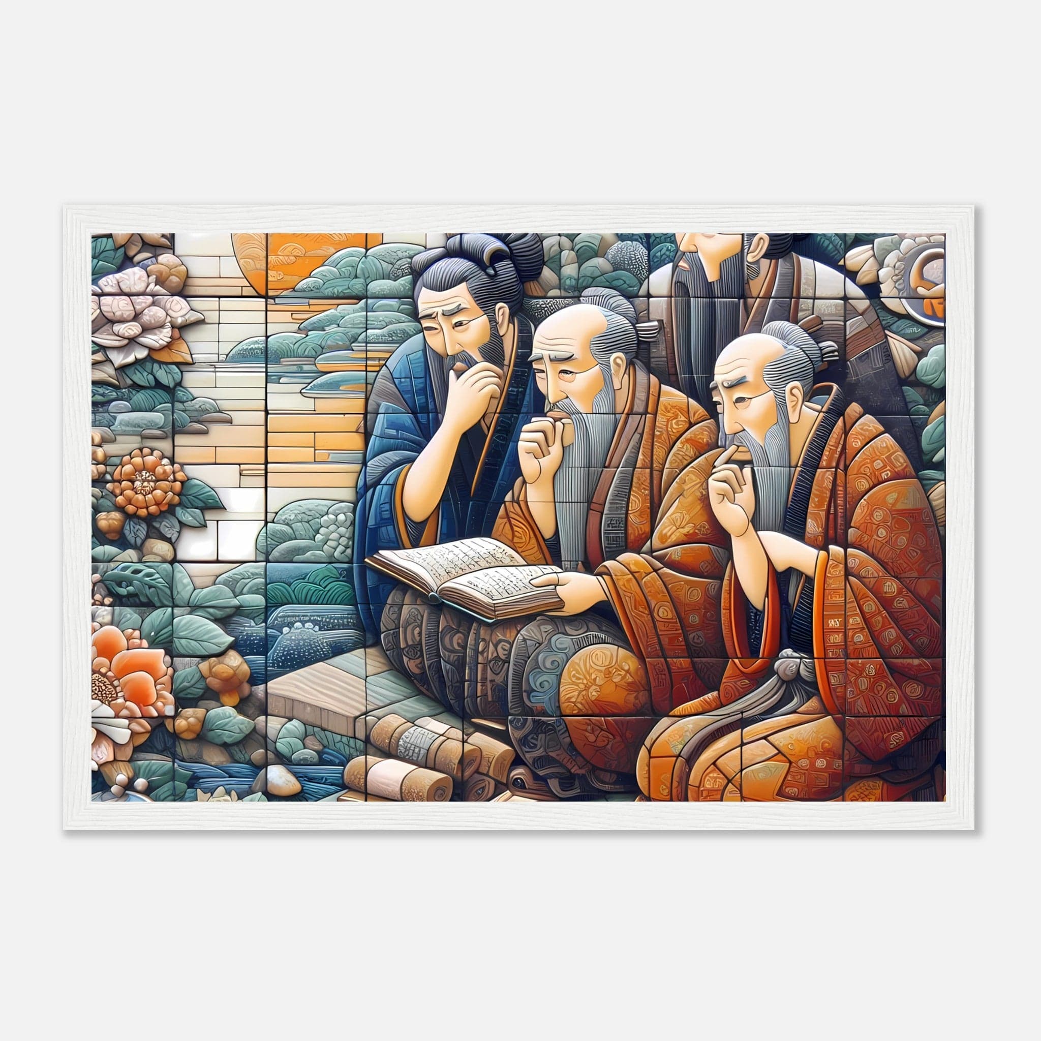 Old Japanese scribes Galant Art