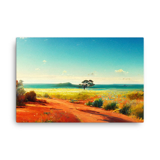 Path In The Savanna Canvas Galant Art