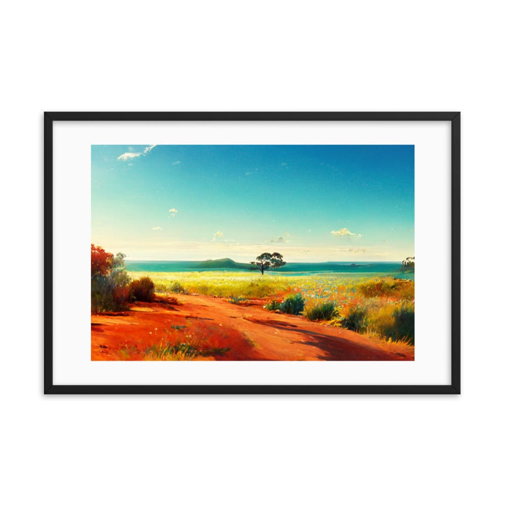 Path In The Savanna Framed Galant Art