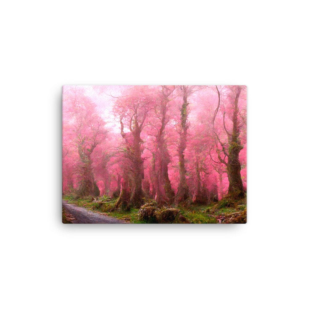 Pink Forest Mist Canvas Galant Art