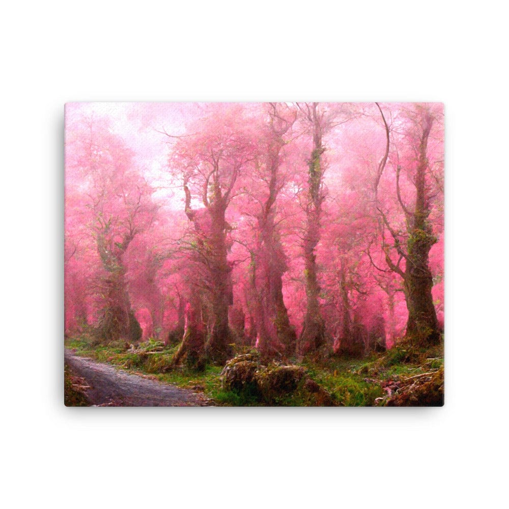 Pink Forest Mist Canvas Galant Art