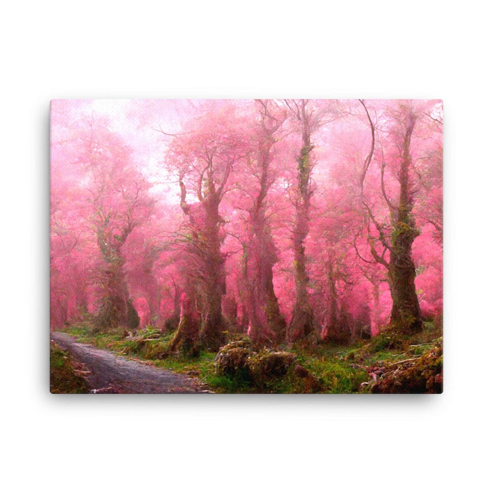 Pink Forest Mist Canvas Galant Art