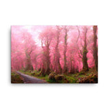 Pink Forest Mist Canvas Galant Art