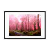 Pink Forest Mist Framed Galant Art