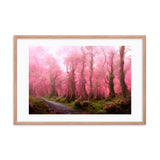 Pink Forest Mist Framed Galant Art