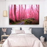 Pink Forest Path Canvas Galant Art