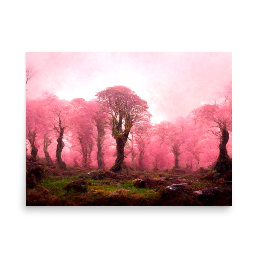 Pink Forest Vegetation Print Galant Art