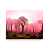 Pink Forest Vegetation Print Galant Art