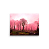 Pink Forest Vegetation Print Galant Art