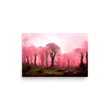 Pink Forest Vegetation Print Galant Art