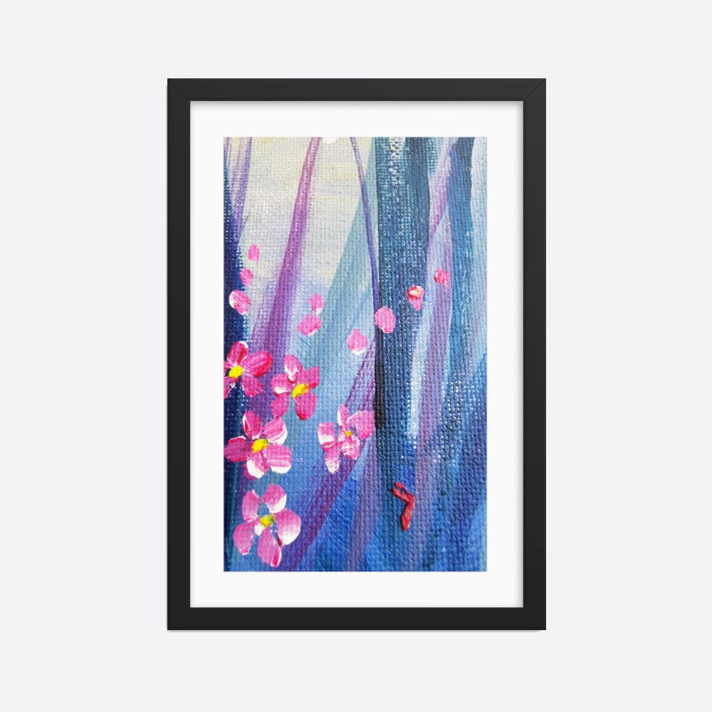 Pink Wild Flower Framed Galant Art