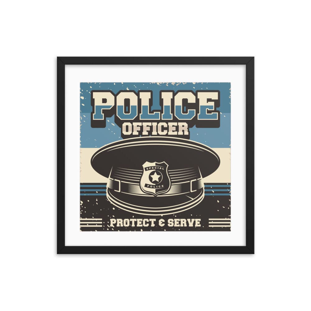 Police Officer Vintage Helmet Galant Art