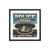 Police Officer Vintage Helmet Galant Art