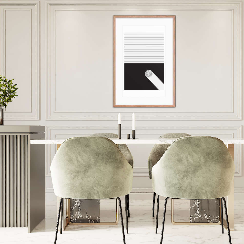 Racing star Poster Framed Galant Art