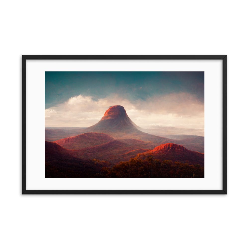 Red Mountain Australia Framed Galant Art