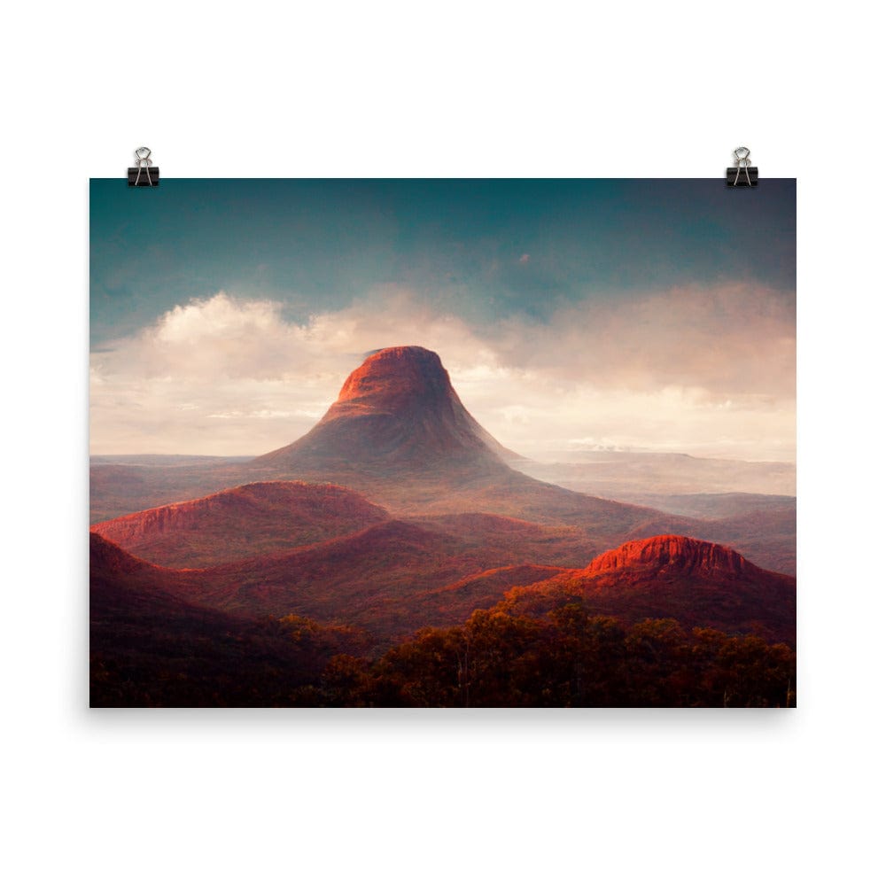 Red Mountain Australia Print Galant Art