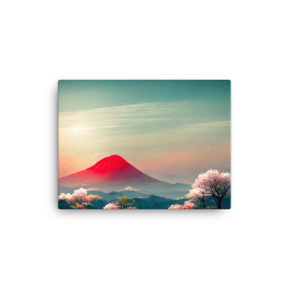 Red Mountain Top Canvas Galant Art